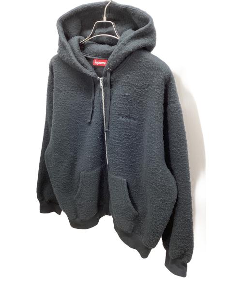SUPREME（シュプリーム）SUPREME (シュプリーム) Pilled Zip Up Hooded Sweatshirt ピルド ジップ アップ フーデッド スウェットシャツ ブラック サイズ:XLの古着・服飾アイテム