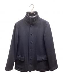 RALPH LAUREN（ラルフローレン）の古着「スタンドカラージャケット」｜ネイビー