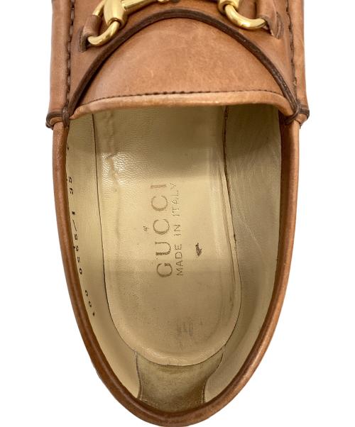 GUCCI（グッチ）GUCCI (グッチ) ホースビットローファー ブラウン サイズ:35の古着・服飾アイテム