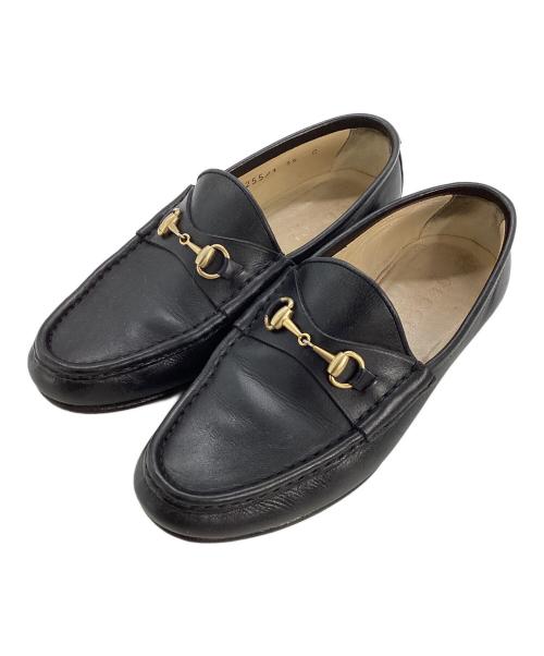 GUCCI（グッチ）GUCCI (グッチ) ホースビットローファー ブラック サイズ:35の古着・服飾アイテム