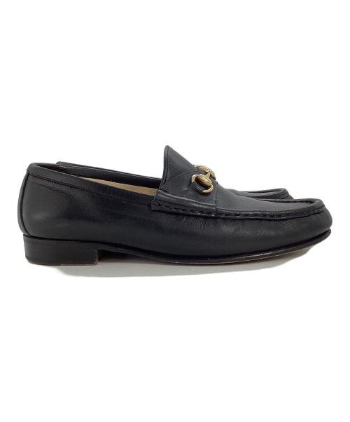 GUCCI（グッチ）GUCCI (グッチ) ホースビットローファー ブラック サイズ:35の古着・服飾アイテム