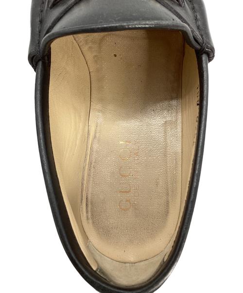 GUCCI（グッチ）GUCCI (グッチ) ホースビットローファー ブラック サイズ:35の古着・服飾アイテム