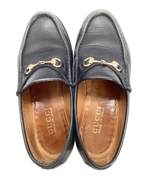 GUCCI（グッチ）GUCCI (グッチ) ホースビットローファー ブラック サイズ:35 1/2の古着・服飾アイテム