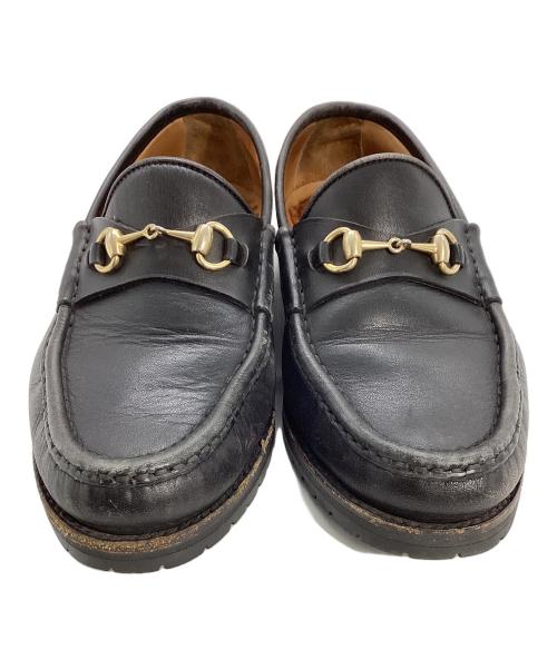 GUCCI（グッチ）GUCCI (グッチ) ホースビットローファー ブラック サイズ:35 1/2の古着・服飾アイテム