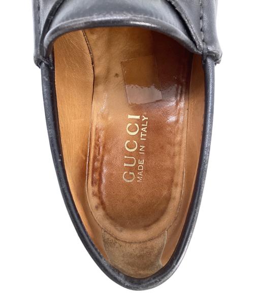 GUCCI（グッチ）GUCCI (グッチ) ホースビットローファー ブラック サイズ:35 1/2の古着・服飾アイテム