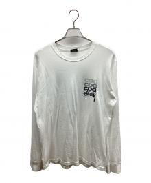 stussy×CDG（ステューシー×シーディージー）の古着「長袖カットソー」｜ホワイト