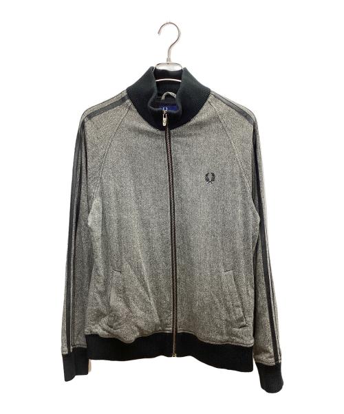 FRED PERRY（フレッドペリー）FRED PERRY (フレッドペリー) トラックジャケット ブラック×グレー サイズ:Mの古着・服飾アイテム