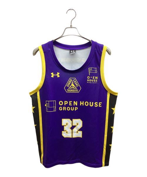 UNDER ARMOUR（アンダーアーマー）UNDER ARMOUR (アンダーアーマー) バスケットボールユニフォーム パープル サイズ:Lの古着・服飾アイテム