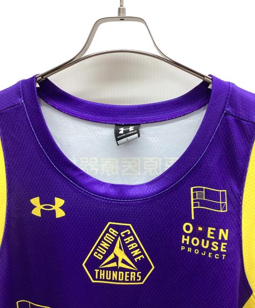 UNDER ARMOUR（アンダーアーマー）UNDER ARMOUR (アンダーアーマー) バスケットボールユニフォーム パープル サイズ:Lの古着・服飾アイテム