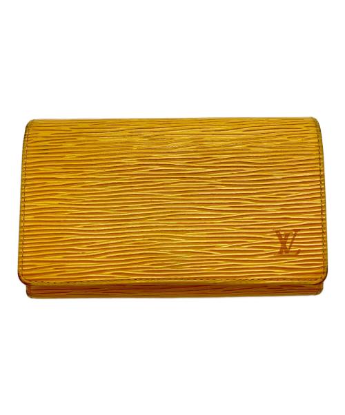 LOUIS VUITTON（ルイ ヴィトン）LOUIS VUITTON (ルイ ヴィトン) LOUIS VUITTON　エピ　ポルトモネ・ビエ トレゾール イエローの古着・服飾アイテム