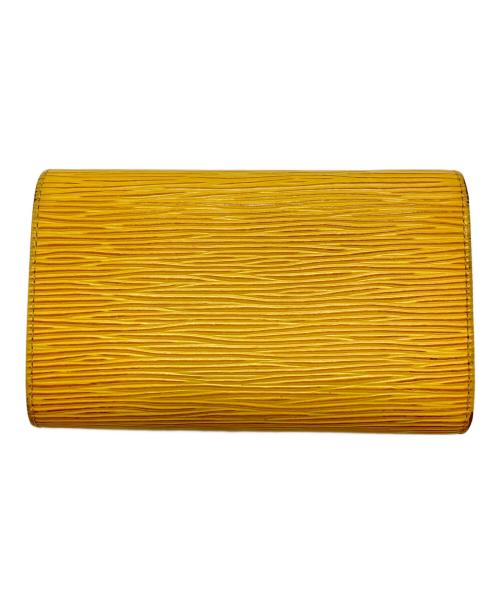 LOUIS VUITTON（ルイ ヴィトン）LOUIS VUITTON (ルイ ヴィトン) LOUIS VUITTON　エピ　ポルトモネ・ビエ トレゾール イエローの古着・服飾アイテム
