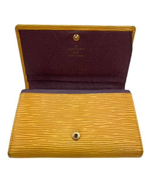 LOUIS VUITTON（ルイ ヴィトン）LOUIS VUITTON (ルイ ヴィトン) LOUIS VUITTON　エピ　ポルトモネ・ビエ トレゾール イエローの古着・服飾アイテム