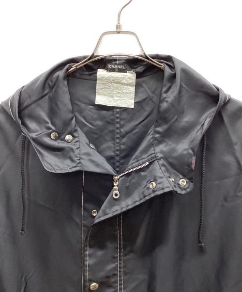 CHANEL BOUTIQUE（シャネル ブティック）CHANEL BOUTIQUE (シャネル ブティック) CHANEL BOUTIQUE　ココボタンナイロンコート ブラック サイズ:36の古着・服飾アイテム