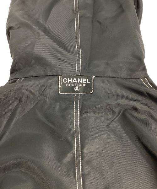CHANEL BOUTIQUE（シャネル ブティック）CHANEL BOUTIQUE (シャネル ブティック) CHANEL BOUTIQUE　ココボタンナイロンコート ブラック サイズ:36の古着・服飾アイテム