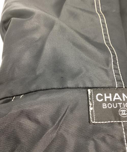 CHANEL BOUTIQUE（シャネル ブティック）CHANEL BOUTIQUE (シャネル ブティック) CHANEL BOUTIQUE　ココボタンナイロンコート ブラック サイズ:36の古着・服飾アイテム