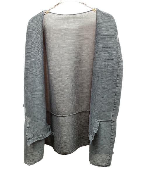 ISSEY MIYAKE me（イッセイ ミヤケ ミー）ISSEY MIYAKE me (イッセイ ミヤケ ミー) 長袖ブラウス グレー サイズ:FREEの古着・服飾アイテム