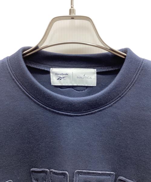 NAUTICA（ノーティカ）NAUTICA (ノーティカ) REEBOK (リーボック) N/Rダンボールクルー ネイビー サイズ:L 未使用品の古着・服飾アイテム
