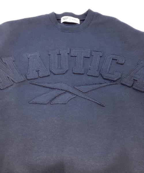 NAUTICA（ノーティカ）NAUTICA (ノーティカ) REEBOK (リーボック) N/Rダンボールクルー ネイビー サイズ:L 未使用品の古着・服飾アイテム