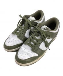 NIKE（ナイキ）の古着「Dunk Low "Medium Olive" ダンク ロー "ミディアムオリーブ"」｜ホワイト×カーキ