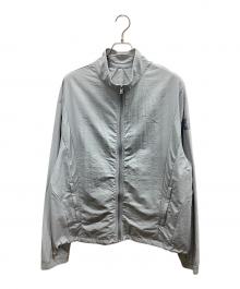 alo yoga（アローヨガ）の古着「Takeaway Track Full Zip Jacket  テイクアウェイ トラック フルジップ ジャケット」｜ライトグレー