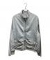 alo yoga（アローヨガ）の古着「Takeaway Track Full Zip Jacket  テイクアウェイ トラック フルジップ ジャケット」｜ライトグレー