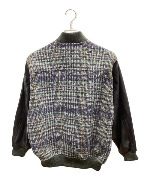 I.S.（アイエス）I.S. (アイエス) ブルゾン ブラック×ネイビー サイズ:9の古着・服飾アイテム