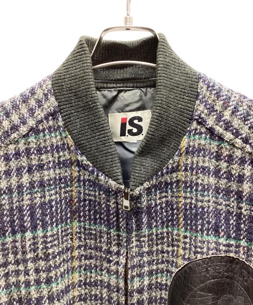 I.S.（アイエス）I.S. (アイエス) ブルゾン ブラック×ネイビー サイズ:9の古着・服飾アイテム