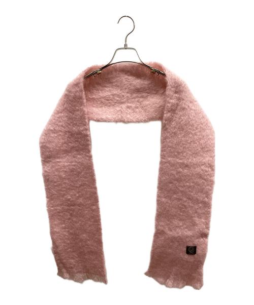 MANTAS EZCARAY（マンタスエスカレイ）MANTAS EZCARAY (マンタスエスカレイ) モヘアマフラー ピンクの古着・服飾アイテム