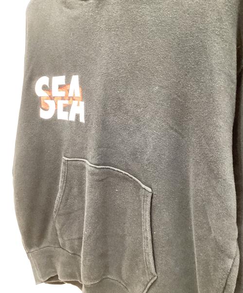 WIND AND SEA（ウィンダンシー）WIND AND SEA (ウィンダンシー) プルオーバーパーカー ブラック サイズ:Mの古着・服飾アイテム