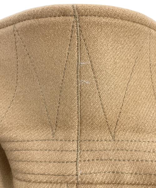 DSQUARED2（ディースクエアード）DSQUARED2 (ディースクエアード) Double-Breasted Peacoat ダブルブレステッド ピーコート ベージュ サイズ:46の古着・服飾アイテム