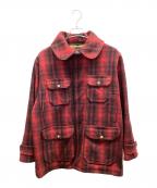 WOOLRICHウールリッチ）の古着「ハンティングジャケット」｜レッド×ブラック