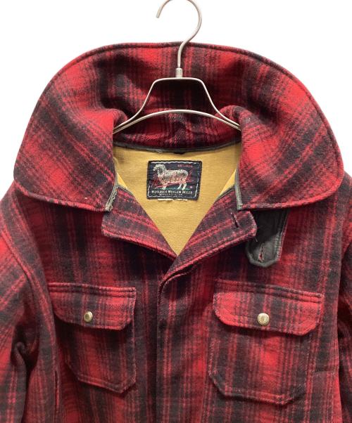 WOOLRICH（ウールリッチ）WOOLRICH (ウールリッチ) ハンティングジャケット レッド×ブラック サイズ:不明の古着・服飾アイテム