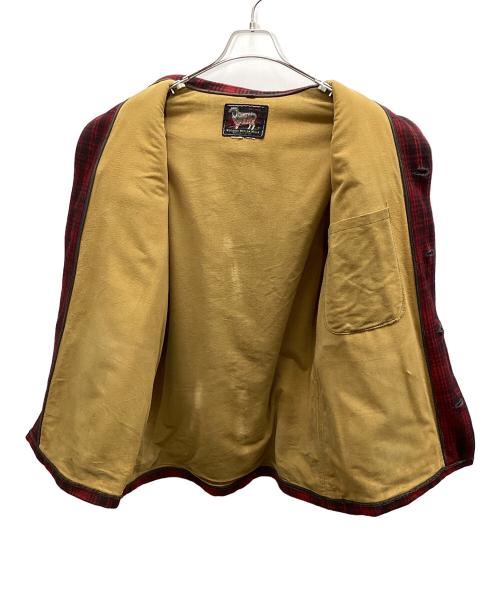 WOOLRICH（ウールリッチ）WOOLRICH (ウールリッチ) ハンティングジャケット レッド×ブラック サイズ:不明の古着・服飾アイテム
