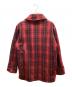 WOOLRICH (ウールリッチ) ハンティングジャケット レッド×ブラック サイズ:不明：11000円