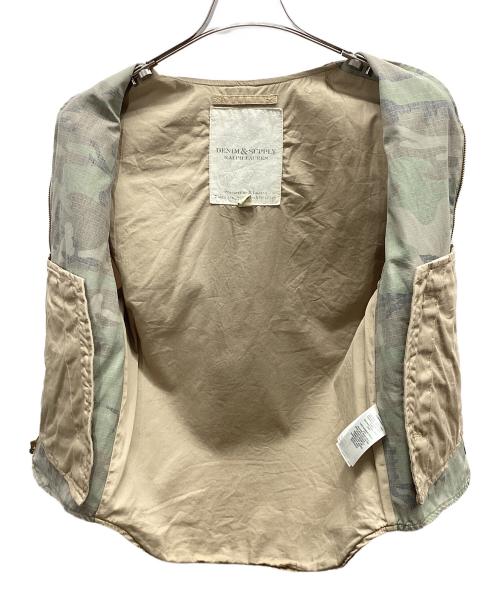 Denim & Supply Ralph Lauren（デニム＆サプライ ラルフローレン）Denim & Supply Ralph Lauren (デニム＆サプライ ラルフローレン) ミリタリーベスト ベージュ サイズ:XSの古着・服飾アイテム