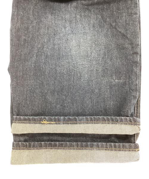 JADED RONDON（ジェイデッド ロンドン）JADED RONDON (ジェイデッド ロンドン) INDIGO RAINBOW SCRIPT XL COLOSSUS JEAN インディゴ レインボー スクリプト XL コロッサス ジーンズ インディゴ サイズ:30の古着・服飾アイテム
