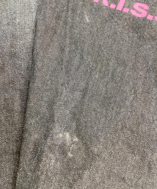 JADED RONDON（ジェイデッド ロンドン）JADED RONDON (ジェイデッド ロンドン) INDIGO RAINBOW SCRIPT XL COLOSSUS JEAN インディゴ レインボー スクリプト XL コロッサス ジーンズ インディゴ サイズ:30の古着・服飾アイテム