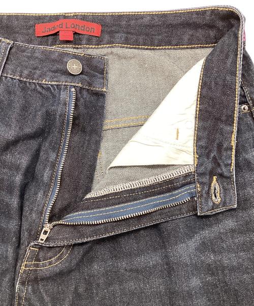 JADED RONDON（ジェイデッド ロンドン）JADED RONDON (ジェイデッド ロンドン) INDIGO RAINBOW SCRIPT XL COLOSSUS JEAN インディゴ レインボー スクリプト XL コロッサス ジーンズ インディゴ サイズ:30の古着・服飾アイテム