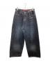 JADED RONDON（ジェイデッド ロンドン）の古着「INDIGO RAINBOW SCRIPT XL COLOSSUS JEAN インディゴ レインボー スクリプト XL コロッサス ジーンズ」｜インディゴ