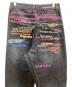 中古・古着 JADED RONDON (ジェイデッド ロンドン) INDIGO RAINBOW SCRIPT XL COLOSSUS JEAN インディゴ レインボー スクリプト XL コロッサス ジーンズ インディゴ サイズ:30：14000円