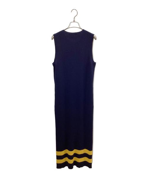 POLO RALPH LAUREN（ポロ・ラルフローレン）POLO RALPH LAUREN (ポロ・ラルフローレン) ニットワンピース ネイビー サイズ:Lの古着・服飾アイテム