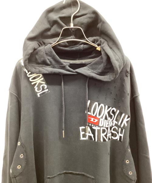 DIESEL（ディーゼル）DIESEL (ディーゼル) HATE COUTURE 18AW 長袖ワンピース ブラック サイズ:Sの古着・服飾アイテム