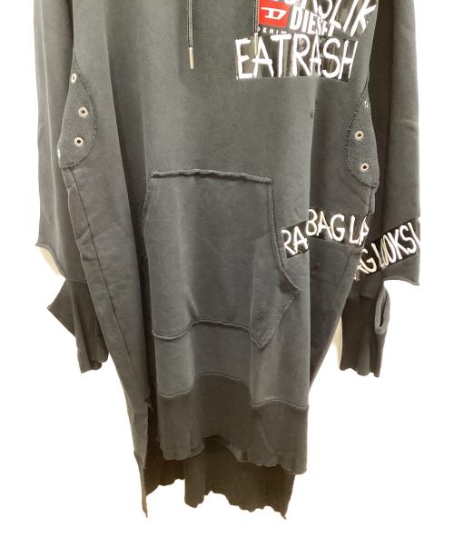 DIESEL（ディーゼル）DIESEL (ディーゼル) HATE COUTURE 18AW 長袖ワンピース ブラック サイズ:Sの古着・服飾アイテム