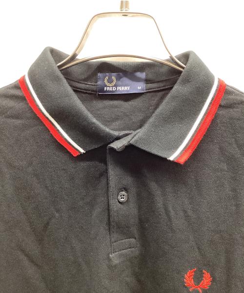 FRED PERRY（フレッドペリー）FRED PERRY (フレッドペリー) ポロシャツ ブラック サイズ:Mの古着・服飾アイテム