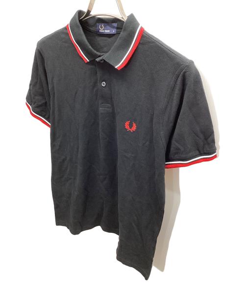 FRED PERRY（フレッドペリー）FRED PERRY (フレッドペリー) ポロシャツ ブラック サイズ:Mの古着・服飾アイテム