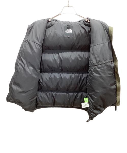 THE NORTH FACE（ザ ノース フェイス）THE NORTH FACE (ザ ノース フェイス) NUPTSE VEST ダウンジャケット カーキ×ブラック サイズ:Lの古着・服飾アイテム