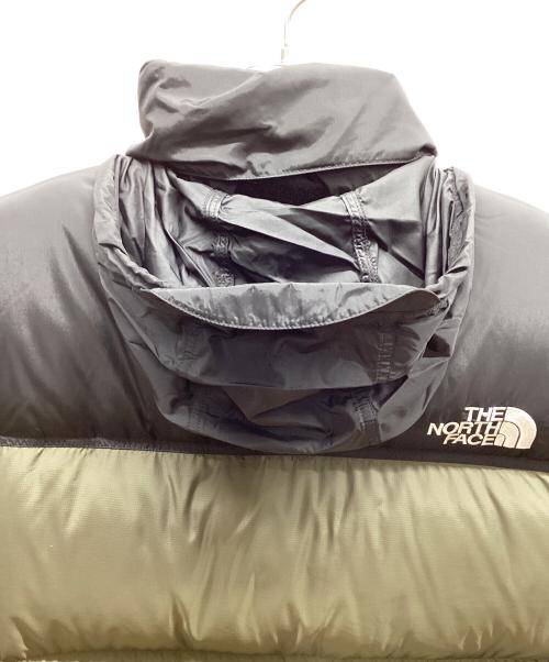 THE NORTH FACE（ザ ノース フェイス）THE NORTH FACE (ザ ノース フェイス) NUPTSE VEST ダウンジャケット カーキ×ブラック サイズ:Lの古着・服飾アイテム