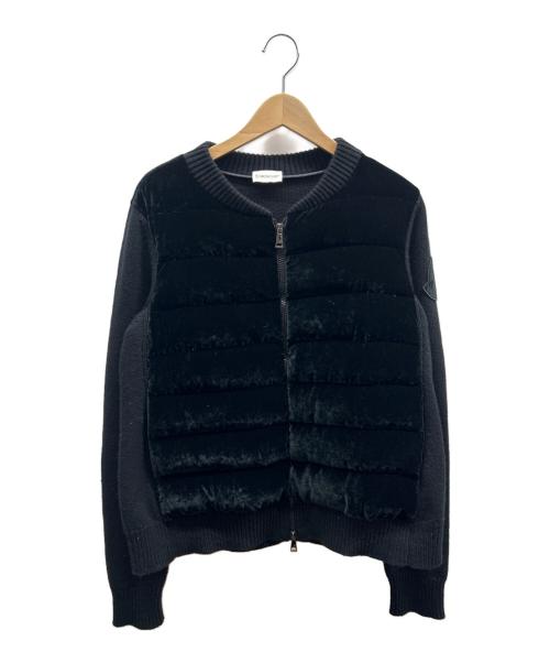 MONCLER（モンクレール）MONCLER (モンクレール) MAGLIONE TRICOT CARDIGAN ブラック サイズ:Lの古着・服飾アイテム