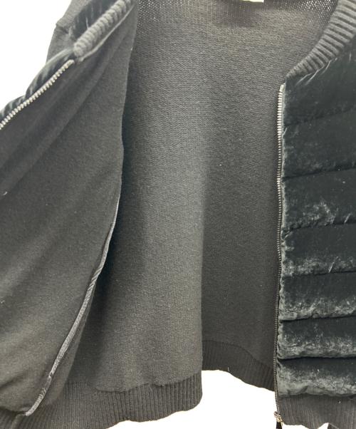 MONCLER（モンクレール）MONCLER (モンクレール) MAGLIONE TRICOT CARDIGAN ブラック サイズ:Lの古着・服飾アイテム