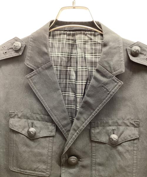 BURBERRY BLACK LABEL（バーバリーブラックレーベル）BURBERRY BLACK LABEL (バーバリーブラックレーベル) テーラードジャケット ブラック サイズ:Mの古着・服飾アイテム